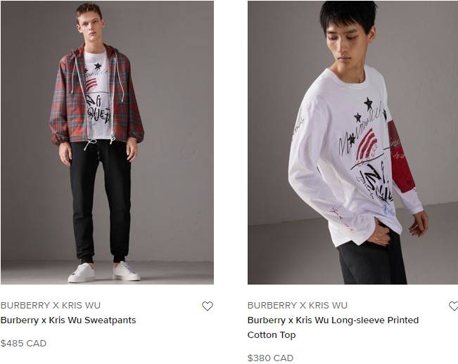 Burberry x kris wu clearance xing